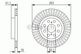 Disc frana LEXUS RX (GGL1, GYL1, AGL1) (2008 - 2015) BOSCH 0 986 479 T57