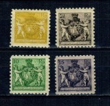 Liechtenstein 1921 - Uzuale, Stema cu Putti, perf. 9 1/2, neștampilate cu șarniere