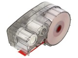 Bandă autoadezivă BRADY 12,7mm x 6,4m roșie cu caractere albe M21-500-595-RD