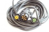 Instalatie Electrica Remorca 7 Pini, 5.5m, Conector Baioneta 5 Pini - Remorci Usoare