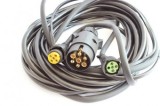 Instalație electrică pentru remorci conector 7 pin