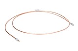Conducta frana cupru cu niplu diametru 4,75 mm, filet exterior, Grosime perete 0,9 mm, filet M10x1/M12x1, lungime 2100 mm