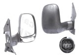 Oglinda exterioara Ford Transit (Ve83), 06.1994-07.2000, Dreapta, reglare electrica; carcasa neagra; incalzita; geam convex; cromat; lung