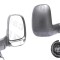 Oglinda exterioara Ford Transit (Ve83), 06.1994-07.2000, Dreapta, reglare electrica; carcasa neagra; incalzita; geam convex; cromat; lung