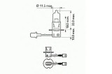 Bec Proiector H3 12V 55W Pk22s Basic Sct 45419 202723