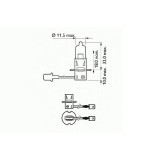 Bec Proiector H3 12V 55W Pk22s Basic Sct 45419 202723