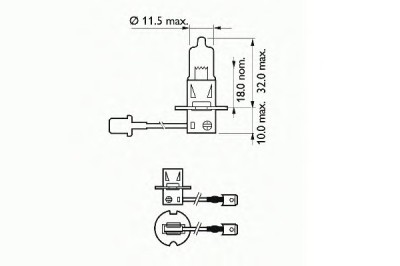 Bec Proiector H3 12V 55W Pk22s Basic Sct 45419 202723 foto