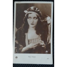 Carte Postala, Pola Negri 1889-1977 si Pola Negri actriță americană din era filmului mut, 1897-1987