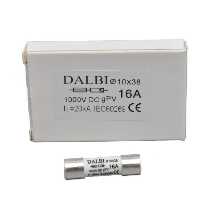 Siguranta Fuzibila 16A 1000V DC din Ceramica - &Oslash;10x38mm - 10BucSet