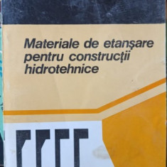 Materiale de Etansare pentru Constructii Hidrotehnice - Lazar Nicolescu