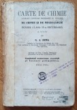 Carte de chimie - G. A. Dima// anii &#039;20