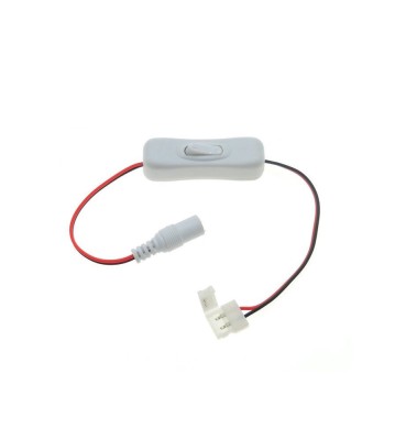 Intrerupator LED Stip 8mm, cu 2 pini, LED singura culoare-Culoare Alb foto
