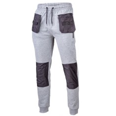 Pantalon trening cu buzunare aditionale / gri - 2xl foto