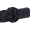 Clemă siguranțe cilindrice 5x20mm 10A neagră 250VAC pe panou