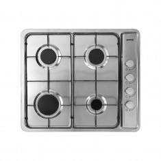 Plita gaz incorporabila Gorenje G64X, 4 zone de gatit, panou comanda mecanic, Inox foto