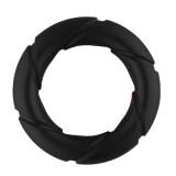 Inel penis Spiral Design Negru