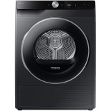 Uscator de rufe Samsung DV80T6220LB/S7, Pompa de caldura, 8 kg, Clasa A+++, Pompa de caldura, Optimal Dry, Air Wash, Wifi SmartThings, AI Control, Neg