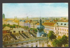 CPIB 24443 CARTE POSTALA - VEDERE DIN ARAD, RPR, CIRCULATA, 1962, STAMPILE, TIMBRU