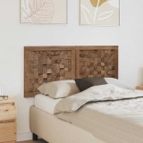 vidaXL Tăblie cap Pe perete natural 120 cm Lemn solid de tec 42024560