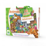Puzzle Mare De Podea - Animalele Lumii, The Learning Journey