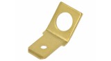 Adaptor terminal OSTERRATH, plat, 6,3mm, 0,8mm, tată; M5, cu șurub, alamă