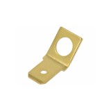 Adaptor terminal OSTERRATH, plat, 6,3mm, 0,8mm, tată; M5, cu șurub, alamă