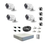 KIT 4 CAMERE SUPRAVEGHERE FULL HD HIKVISION COMPLET SafetyGuard Surveillance