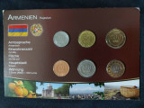 Seria completata monede - Armenia 2003-2005 , 6 monede, Asia