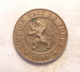 Cumpara ieftin BELGIA 10 CENTIMES 1894 VARIANTA FRANCEZA