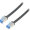 Cablu Patch S/FTP Cat 6a 20m Negru 26AWG