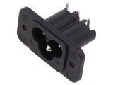 Conector Alimentare AC IEC 60320 C6 2.5A 250V