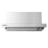 Hota telescopica Heinner HTCH-MD400IX, capacitate absorbtie 400metri cubi, 60cm, 2 filtre aluminiu, inox