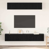 VidaXL Set comodă TV 5 pcs Stejar negru 100 x 30 x 30 cm Lemn compozit