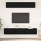 Set comoda TV 5 pcs Stejar negru 100 x 30 x 30 cm Lemn compozit