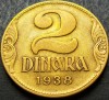 Moneda istorica 2 DINARI / DINARA - YUGOSLAVIA, anul 1938 * cod 1692, Europa