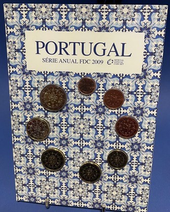 PORTUGALIA 2009 &ndash; Set monetarie 1 cent -2 euro - blister / UNC