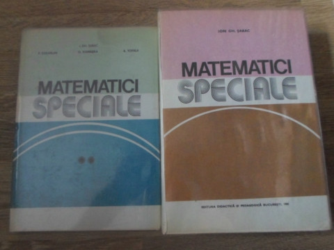 MATEMATICI SPECIALE VOL.1-2-I.GH. SABAC