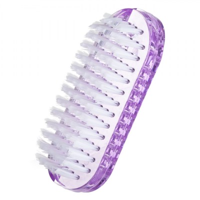 Perie Unghii, Lila, 9.5cm, Două Fețe, Plastic foto