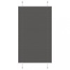 VidaXL Jaluzea plisată negru 70x150 cm Lățime țesătură 69,4cm poliester