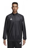 Jacheta Barbati Adidas Core 18 Windbreaker Neagra - Antrenament Fotbal, Poliester 100%, Protectie Vant