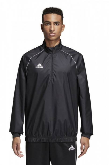 Jacheta fotbal barbati Adidas Core 18 Windbreaker Negru