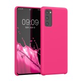 Husa pentru Samsung Galaxy S20 FE, Silicon, Roz, 53605.77, kwmobile, Carcasa
