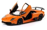 MASINUTA METALICA LAMBORGHINI MURCIELAGO LP670-4 PORTOCALIU SCARA 1 LA 24 SuperHeroes ToysZone, Rastar