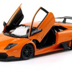 MASINUTA METALICA LAMBORGHINI MURCIELAGO LP670-4 PORTOCALIU SCARA 1 LA 24 SuperHeroes ToysZone