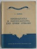 Generalitatea si individualitatea ideii operei literare &ndash; S. Damian (cateva sublinieri)