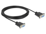 Cablu DELOCK D-Sub 9 pini 3m negru PVC cod 86825