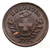 1.281 ELVETIA 1 RAPPEN 1931 B