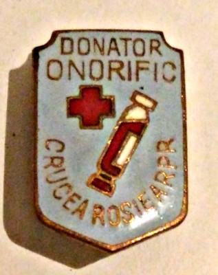 MEDICINA INSIGNA DONATOR ONORIFIC CRUCEA ROSIE A RPR EMAIL CALD foto