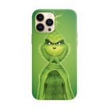 Husa compatibila cu Apple iPhone 13 model The Grinch, Silicon, TPU, Viceversa, Transparent, Carcasa