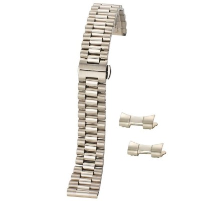 Bratara de ceas Argintie 14mm 16mm 18mm 19mm 20mm 21mm 22mm 23mm 24mm WZ2743 foto